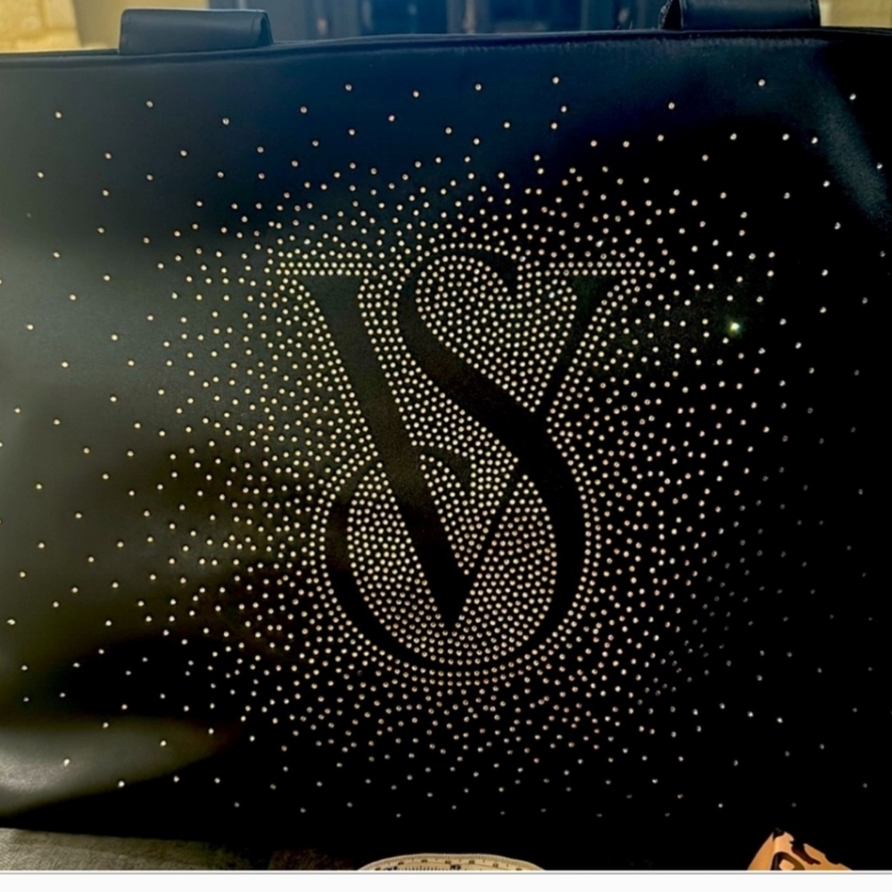 Victoria's Secret Black Tote Bag - Picture 2 of 3